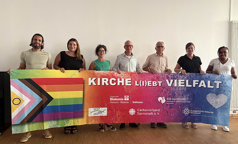 Regionale Diakonie Südhessen zeigt Gesicht beim Christopher Street Day am 15. August in Darmstadt und 22. August in Bensheim