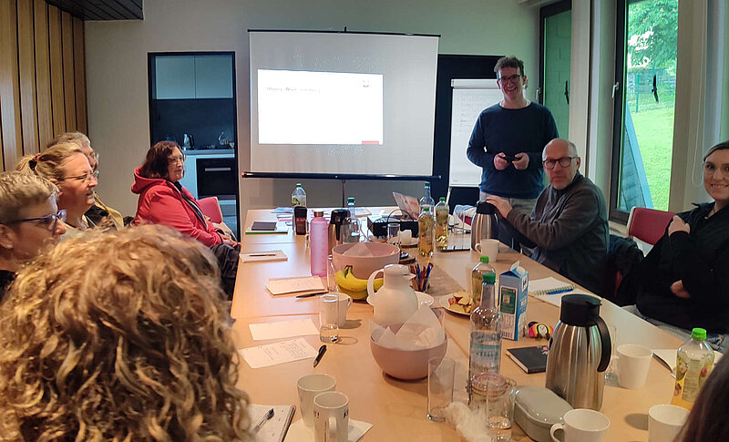 Workshop zur leichten Sprache für das Team Teilhabe am Arbeitsleben