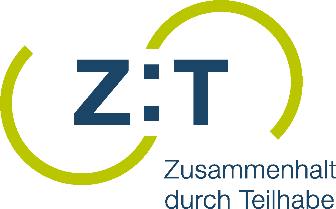 Logo des Bundesprogramms „Zusammenhalt durch Teilhabe“