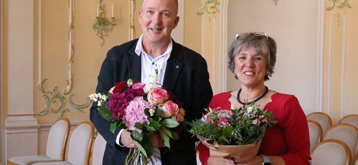 Wechsel in der Leitung des RDW Vogelsberg: Fred Weißing und Martina Heide-Ermel